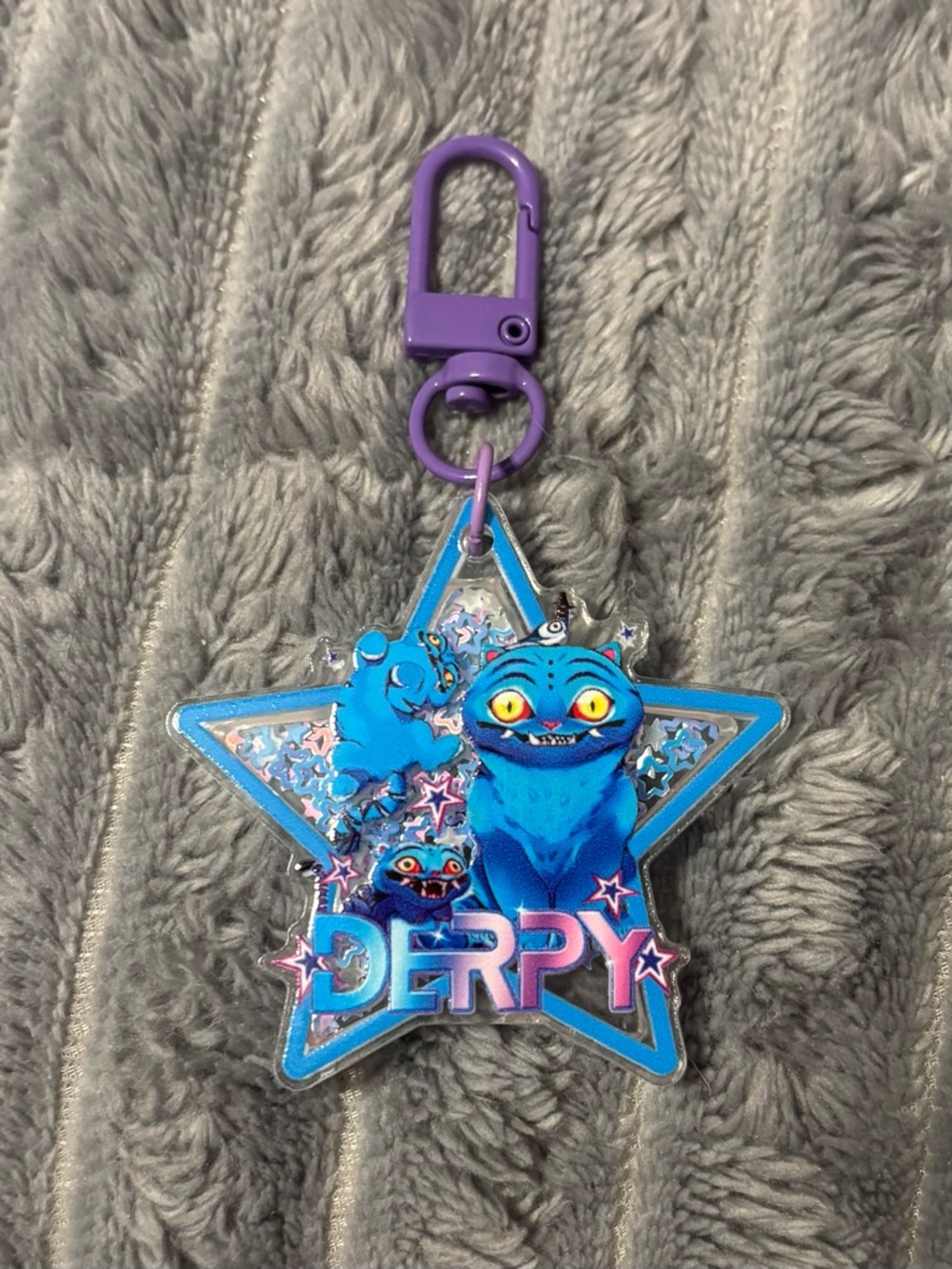 KPOP Demon Hunters Derpy Keychain Clip-On - Kids Accessory